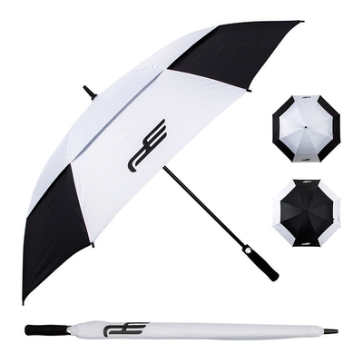 Super lichte automatische dubbele laag windbescherming Golf paraplu 30 inch en EVA handvat