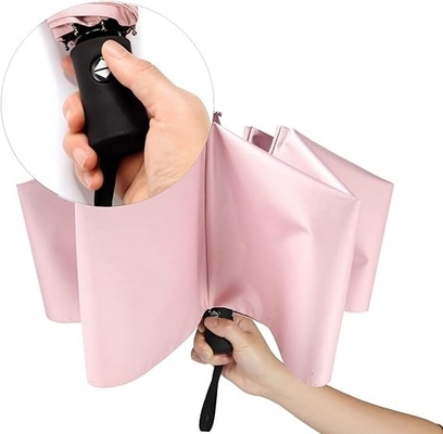 Parapluproduct 3 vouwbaar 210T polyester met ABS-plastic handvat en waterdicht ontwerp