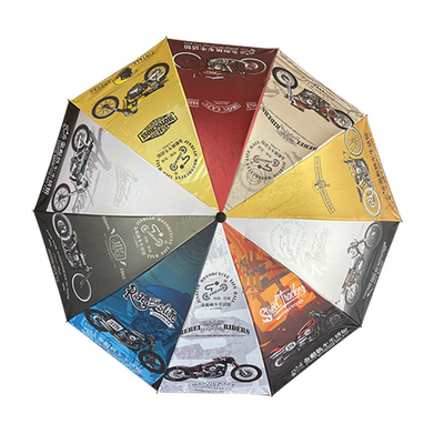 American Style Design Vinyl paraplu met warmteoverdrachtkleur en aangepast logo