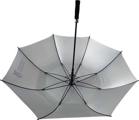 Extra grote 30 inch rechte golf paraplu met winddicht ontwerp en 210T Pongee stof