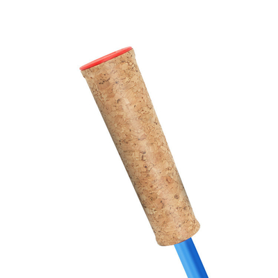 Dubbel gebruikte winddichte paraplu met metalen schacht en aangepast logo geprinte kurkhandgreep