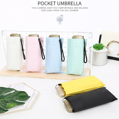 Plastic handvat Pocket paraplu voor lichtgewicht en handig ontwerp