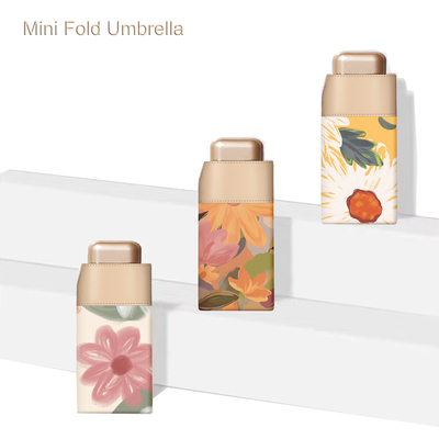 Mini-Titanium paraplu All in 1 functie 6 panelen zak 5 vouwbare UV-gecoate voorraad