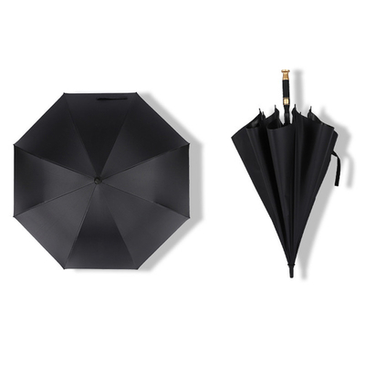 Minimalistisch stijl Golf paraplu voor volwassenen met op maat gemaakt logo en UV-blokfunctie