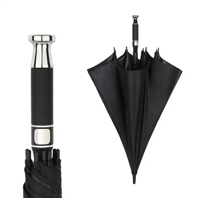 Minimalistisch stijl Golf paraplu voor volwassenen met op maat gemaakt logo en UV-blokfunctie