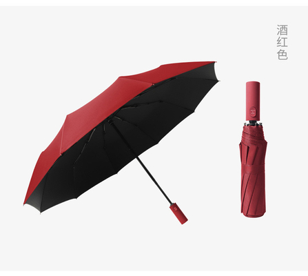 Gepersonaliseerd logo gedrukt automatische UV voorkomen paraplu voor zon en regen bescherming