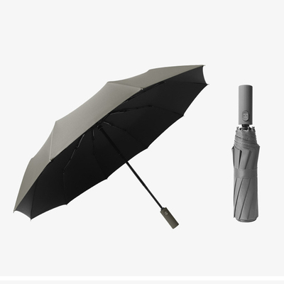 Gepersonaliseerd logo gedrukt automatische UV voorkomen paraplu voor zon en regen bescherming