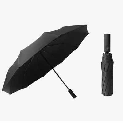 Gepersonaliseerd logo gedrukt automatische UV voorkomen paraplu voor zon en regen bescherming