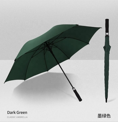 Gepersonaliseerd afdrukken logo golf rechte paraplu voor volwassenen 30 inch * 8K Windproof Design