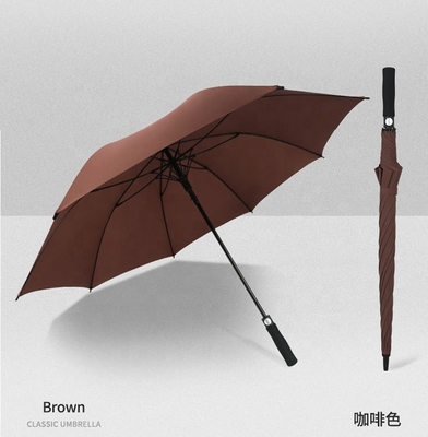 Gepersonaliseerd afdrukken logo golf rechte paraplu voor volwassenen 30 inch * 8K Windproof Design