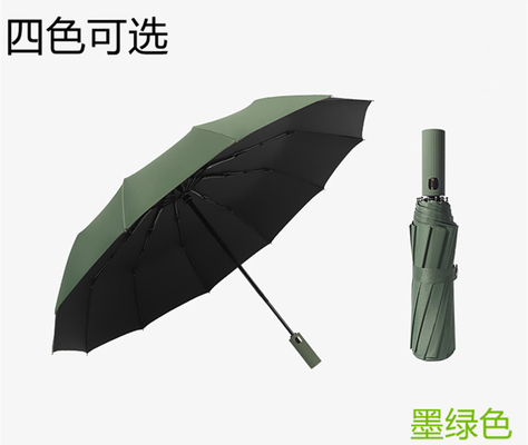 Gepersonaliseerd logo gedrukt Automatische paraplu All in 1 Windproof paraplu