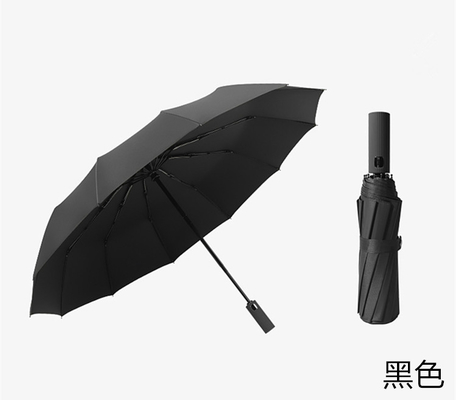 Gepersonaliseerd logo gedrukt Automatische paraplu All in 1 Windproof paraplu