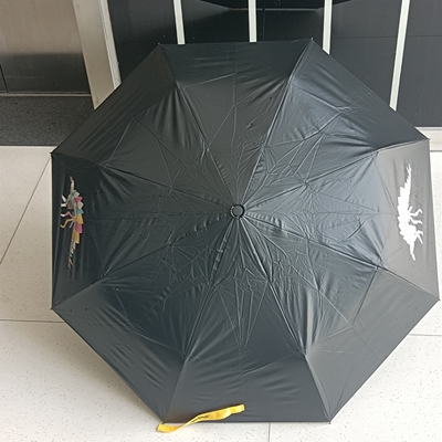 Persoonlijke afdruk vouwde paraplu met magische kleurveranderende functie en stalen frame