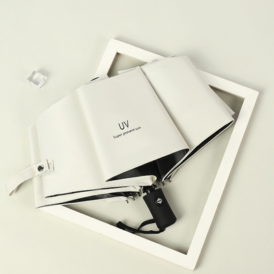 Gepersonaliseerd patroon gedrukt winddicht reclame paraplu met minimalistisch ontwerp