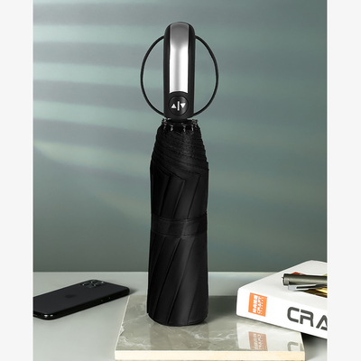 Custom logo gedrukt Triple Fold Automatische paraplu Anti UV waterdicht Aanpasbare kleur