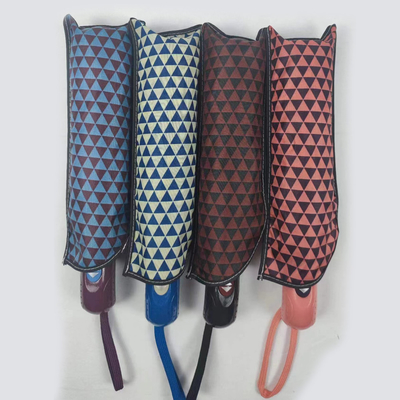 Kleurrijke design Pongee Volledig automatisch open en sluiten paraplu Perfect voor uw markt