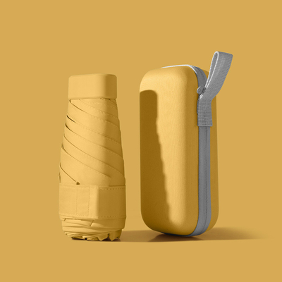 Mini Travel Compact Winddicht Paraplu Kleine opvouwbare lichtgewicht zonne- en regenparaplu's met UV-bescherming
