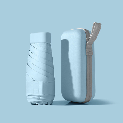 Mini Travel Compact Winddicht Paraplu Kleine opvouwbare lichtgewicht zonne- en regenparaplu's met UV-bescherming