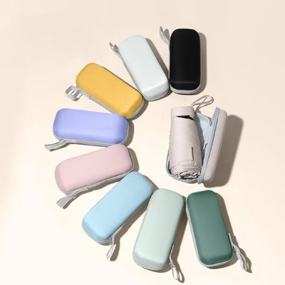 Mini Travel Compact Winddicht Paraplu Kleine opvouwbare lichtgewicht zonne- en regenparaplu's met UV-bescherming