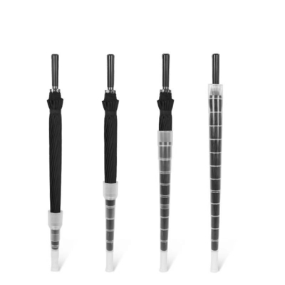Groothandel 16 ribs Strong Frame Automatic 23 inch Rechte paraplu met waterdichte behuizing droog houden