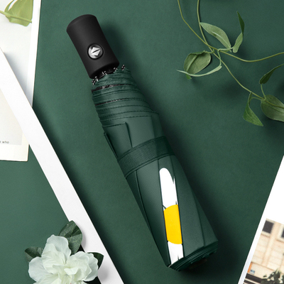 Warme verkoop 3 vouwbare automatische bloem multi kleur UV blok winddicht mode paraplu